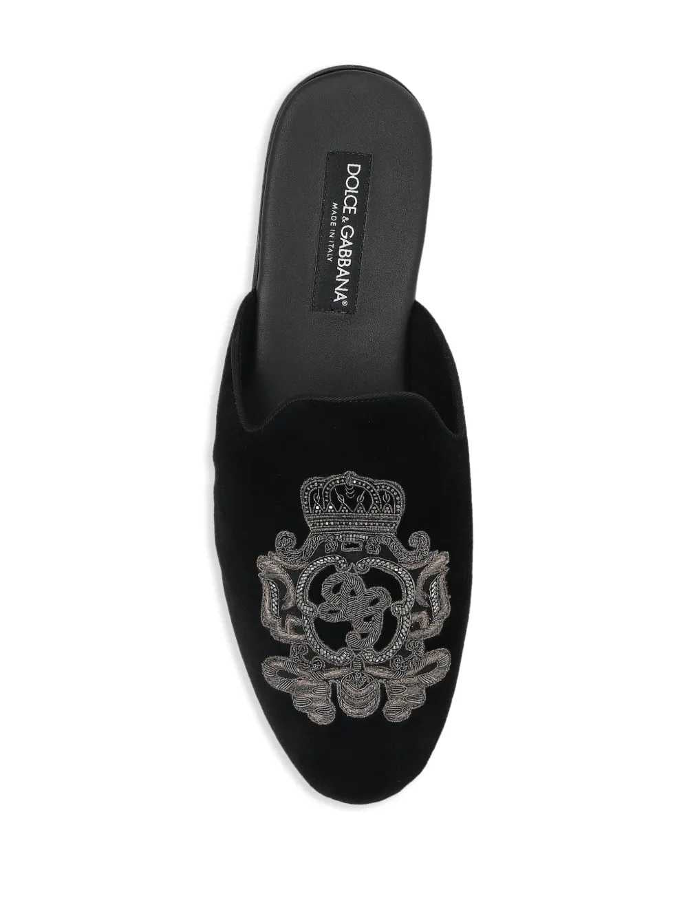 DOLCE & GABBANA Dolce & Gabbana Men Embroidered Slippers
