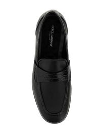 DOLCE & GABBANA Dolce & Gabbana Men Alligator-Effect Leather Loafers