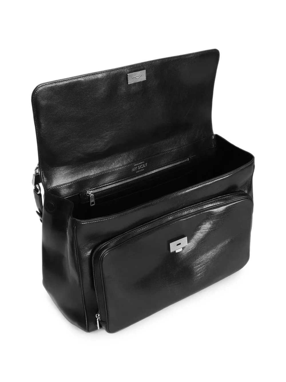 DOLCE & GABBANA Dolce & Gabbana Men My Sicily Calfskin Handbag