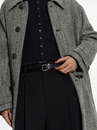 DOLCE & GABBANA Dolce & Gabbana Men Crocodile-Effect Buckle Belt