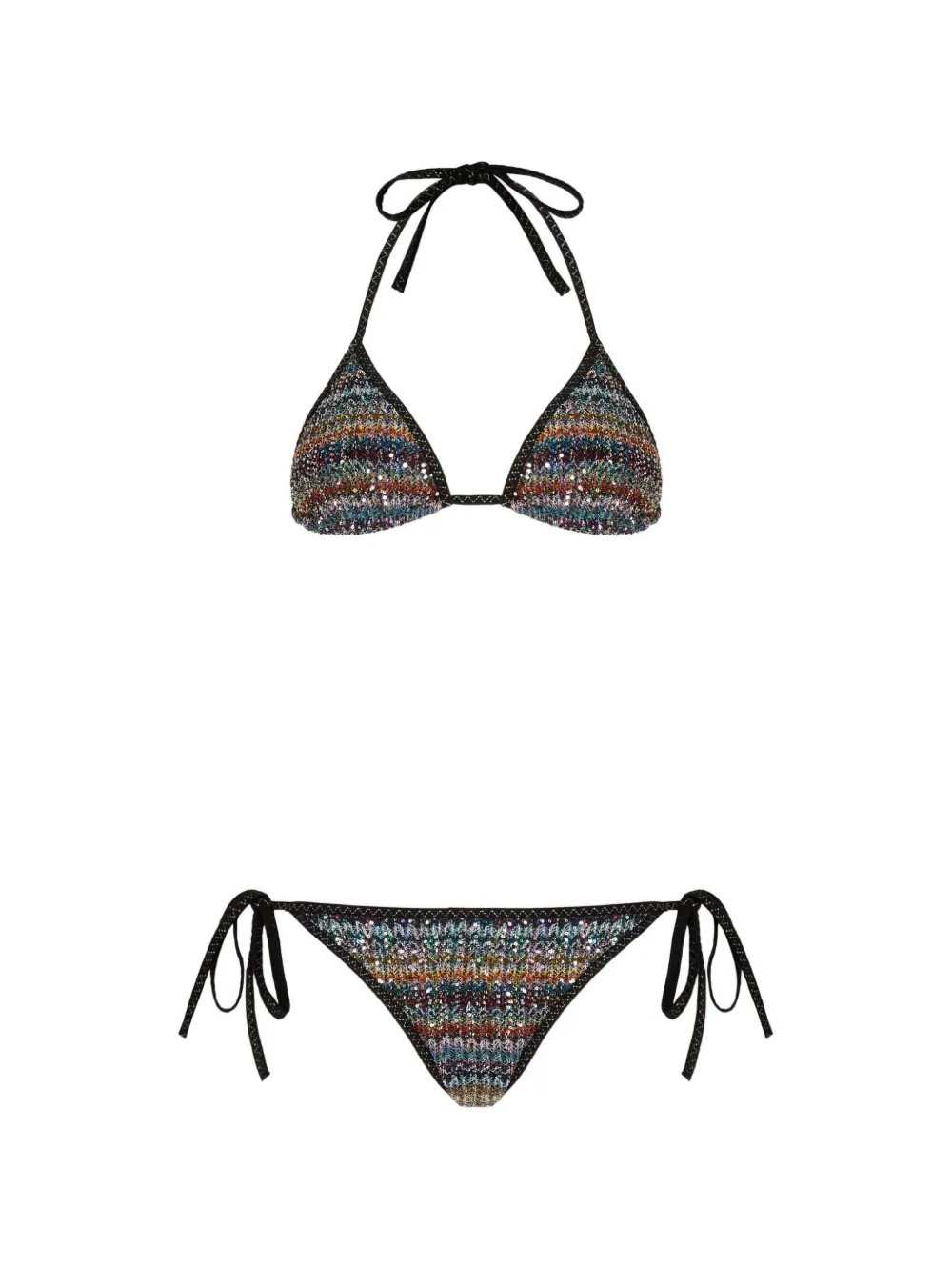 Missoni Women Sequin Zigzag-Pattern Bikini