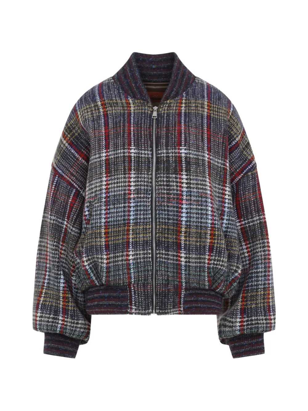 MISSONI Missoni Women Checked Wool Bomber Jacket