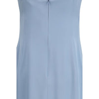Di Stavnitser Di Stavnitser Blue Silk Long Women's Dress