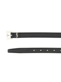 Saint Laurent Men Cintura Sottile "Cassandre"