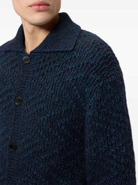 Missoni Men Oversized Wool-Blend Cardigan With Alpaca Inserts
