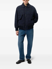 Missoni Men Cashmere Bomber Jacket With Pockets