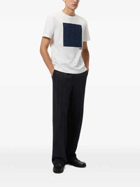 Missoni Men Cotton Jersey Crew-Neck T-Shirt With Insert