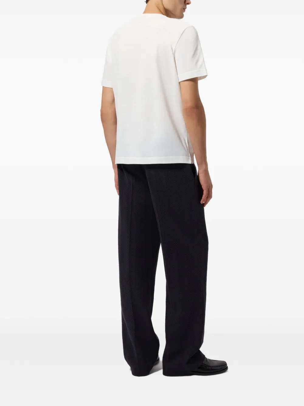 Missoni Men Cotton Jersey Crew-Neck T-Shirt With Insert