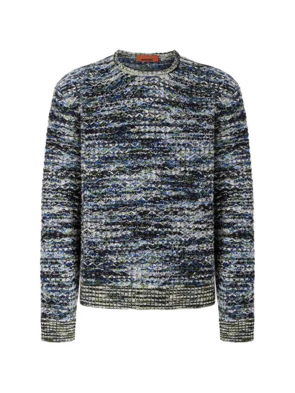 Missoni Men Zigzag Knit Crew-Neck Sweater