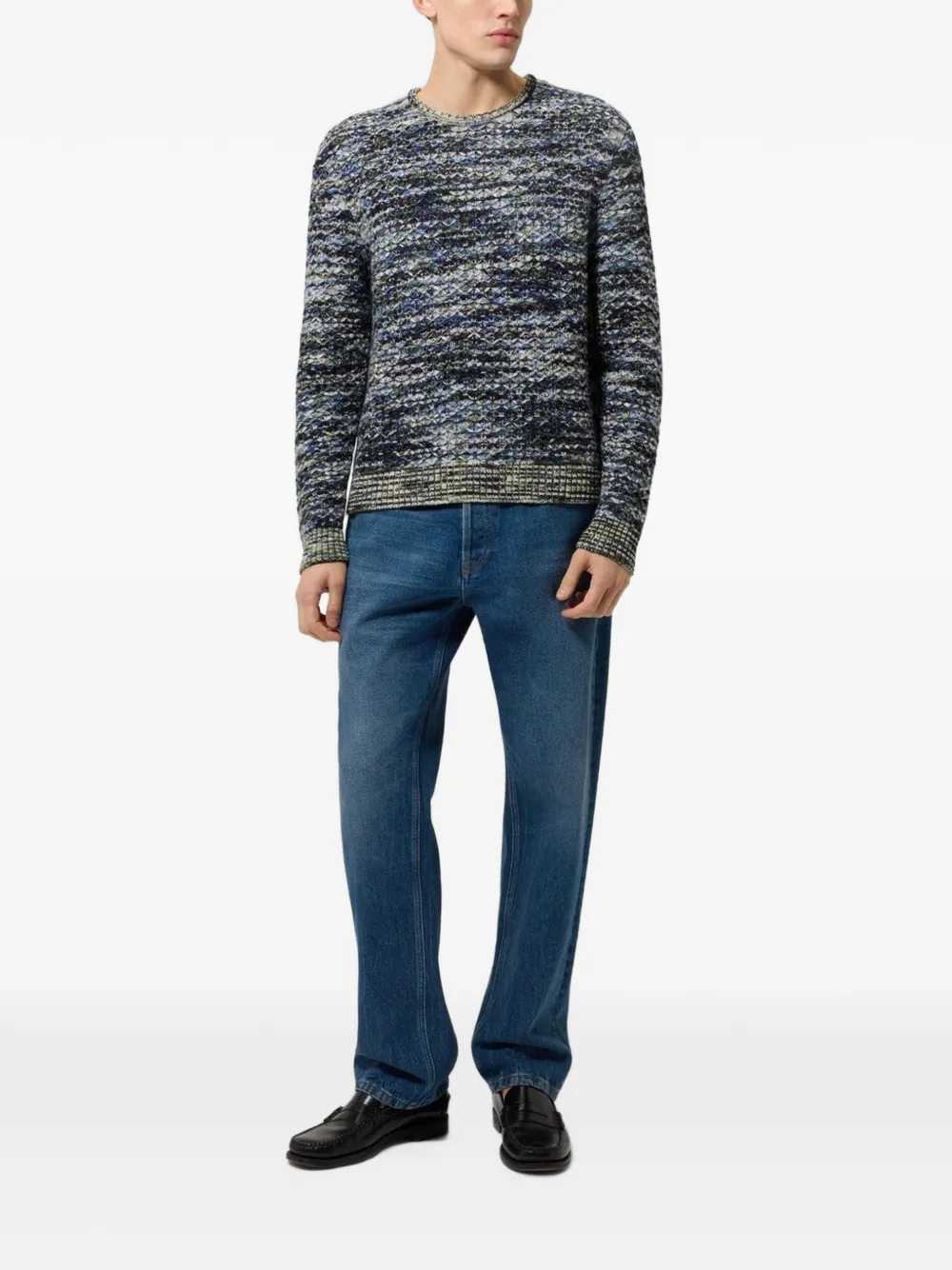 Missoni Men Zigzag Knit Crew-Neck Sweater
