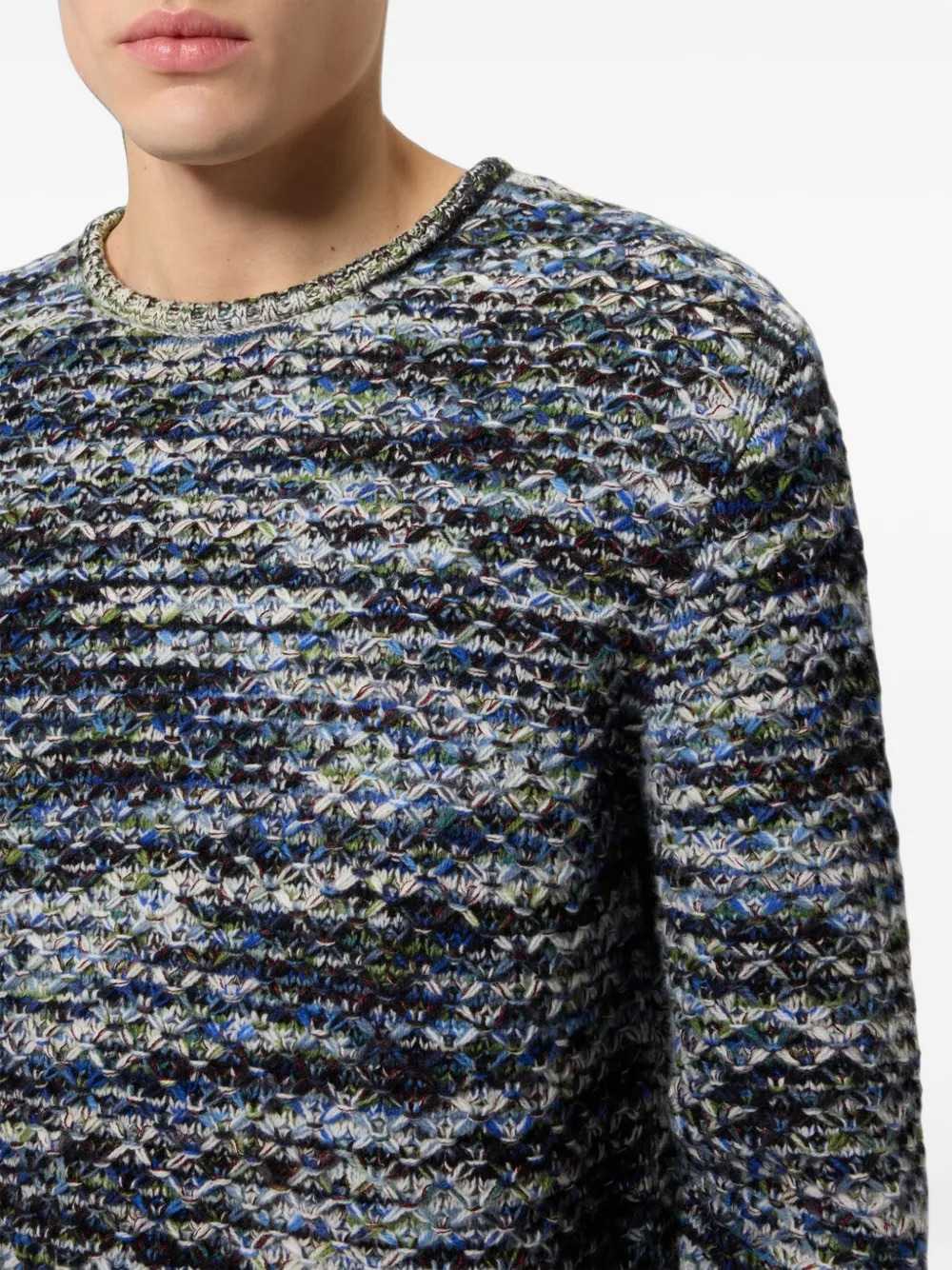 Missoni Men Zigzag Knit Crew-Neck Sweater