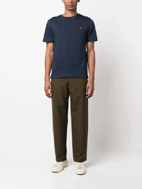 Missoni Men Embroidered Logo Cotton Crew-Neck T-Shirt