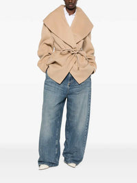 SPORTMAX Sportmax Women Belted Shawl-Collar Jacket