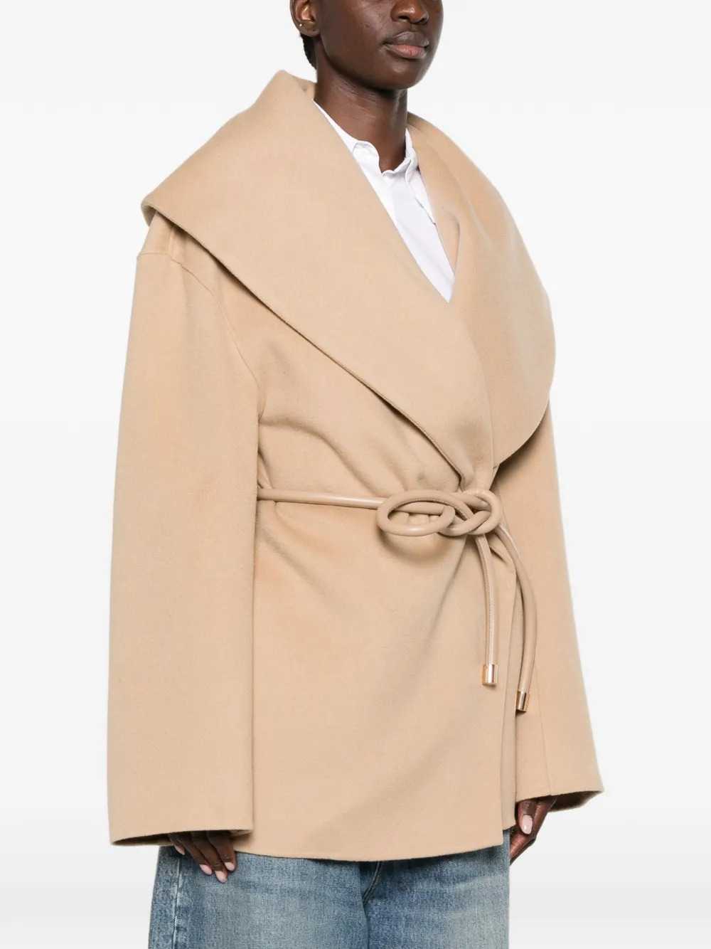 SPORTMAX Sportmax Women Belted Shawl-Collar Jacket