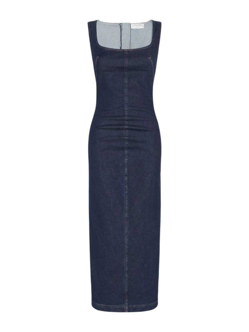 Sportmax Women Denim Dress With Zip Fastening