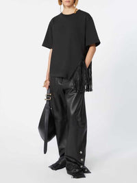 SPORTMAX Sportmax Women T-Shirt With Fringe Details