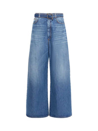 Sportmax Women Belted Wide-Leg Jeans