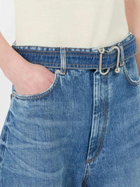 Sportmax Women Belted Wide-Leg Jeans