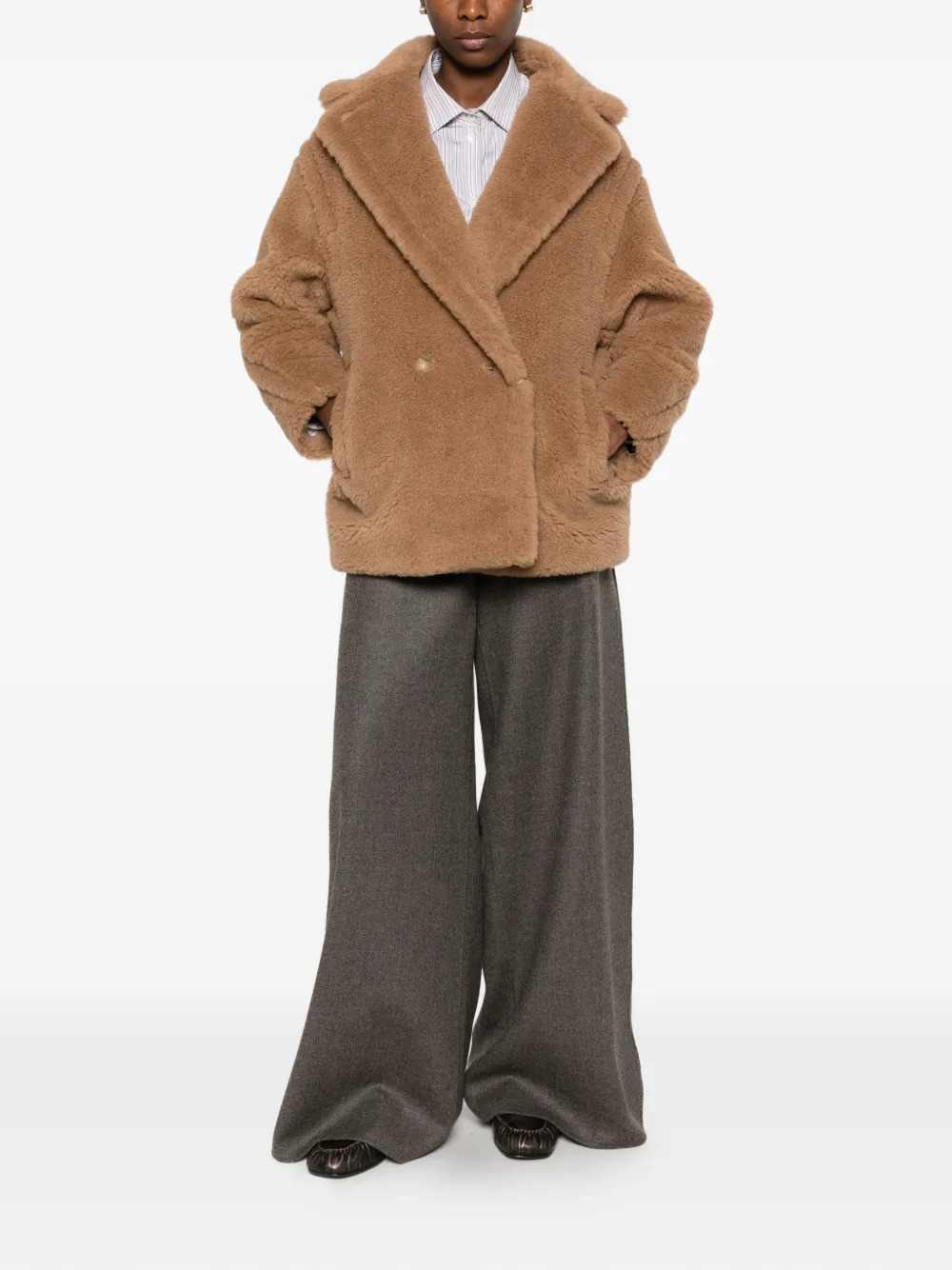 Max Mara Women Dramma Teddy Double-Breasted Coat