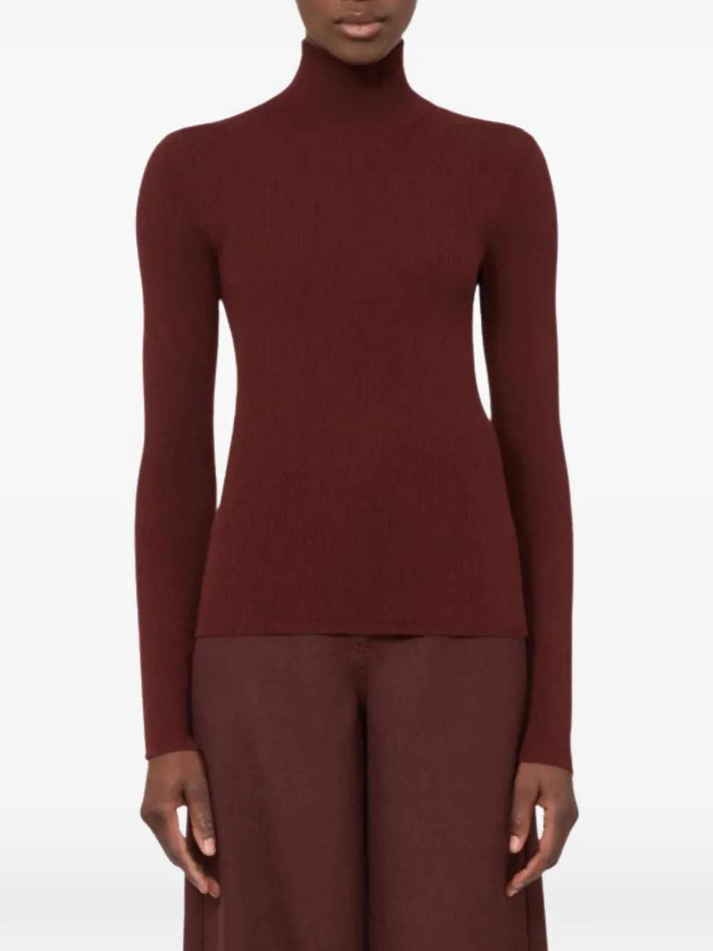 Max Mara Women Wool Turtleneck Sweater