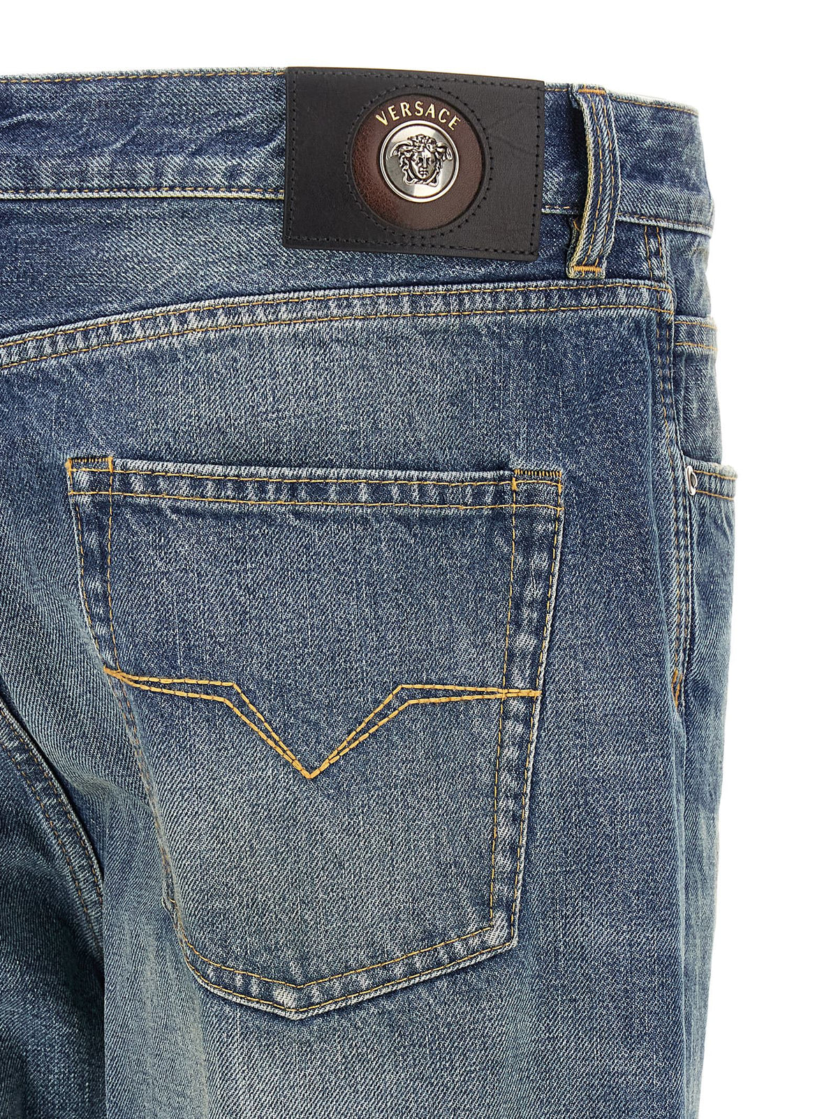 VERSACE Versace Men Distressed Jeans