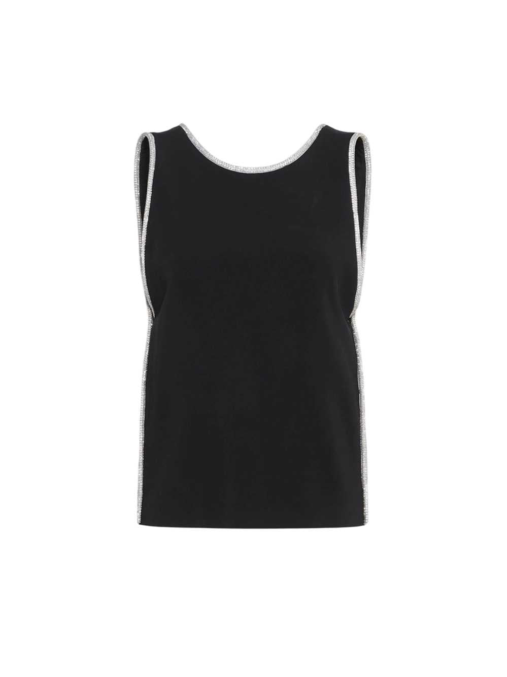 Sportmax Women Sleeveless Viscose Top - Black