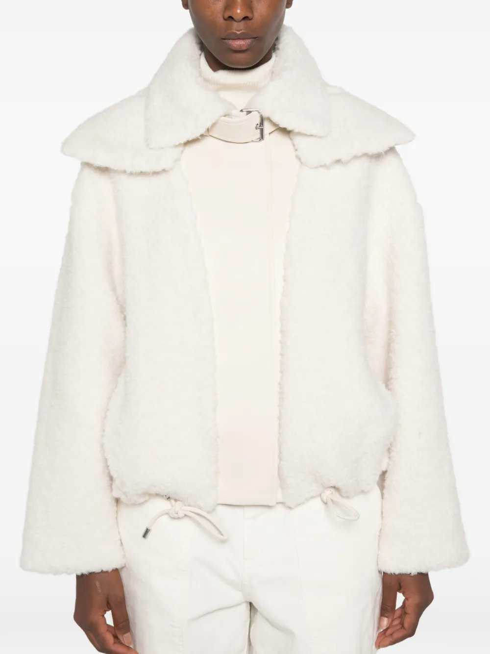 Sportmax Women Jacket With Buckled Collar