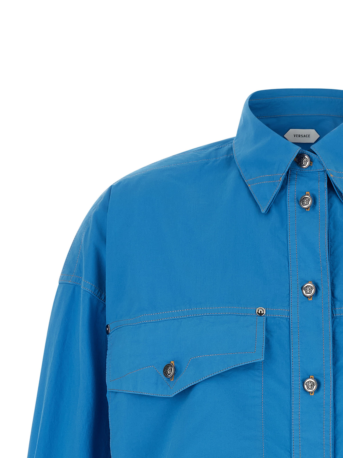 Versace Women 'Medusa' Button Shirt