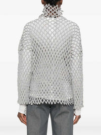 Sportmax Women Open-Knit Turtleneck Sweater
