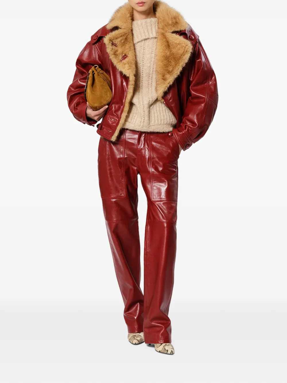 MARANT Marant Women Valka Leather Trousers