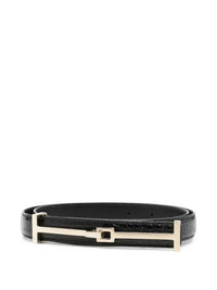 TOM FORD Tom Ford Women T-Logo Belt With Crocodile Effect