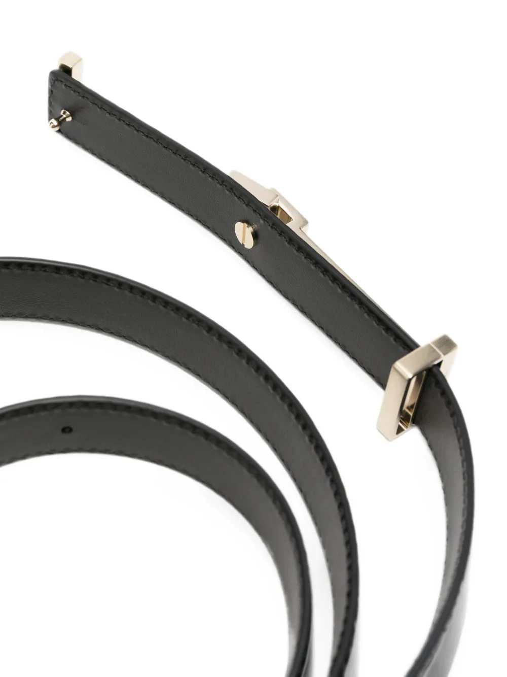 TOM FORD Tom Ford Women T-Logo Belt With Crocodile Effect