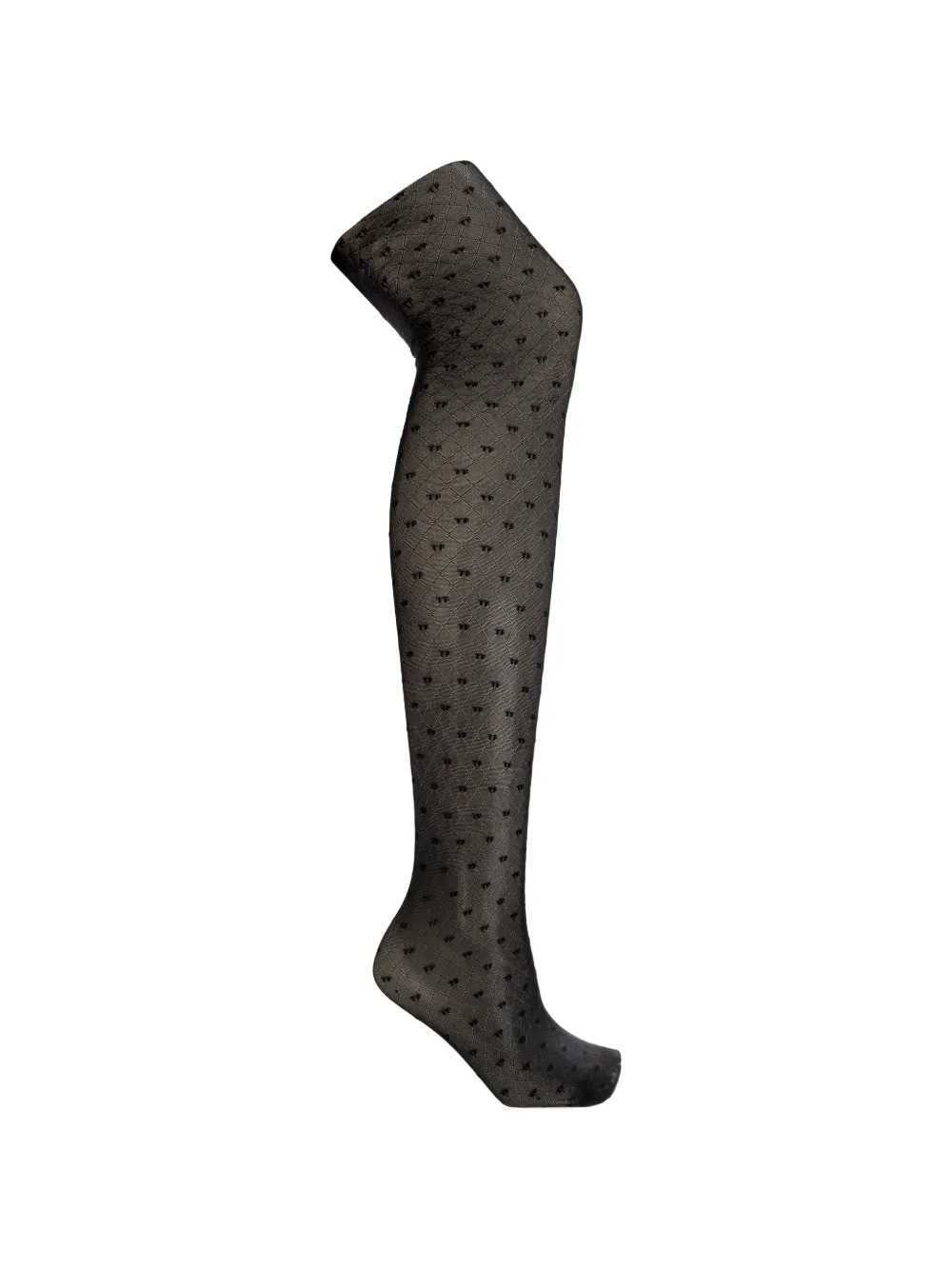 Tom Ford Women Monogram-Patterned Diamond-Knit Tights