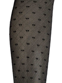 Tom Ford Women Monogram-Patterned Diamond-Knit Tights