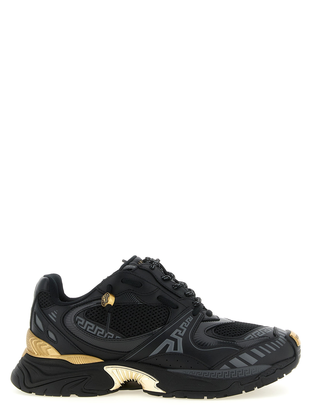 VERSACE Versace Men Mesh And Leather Sneakers