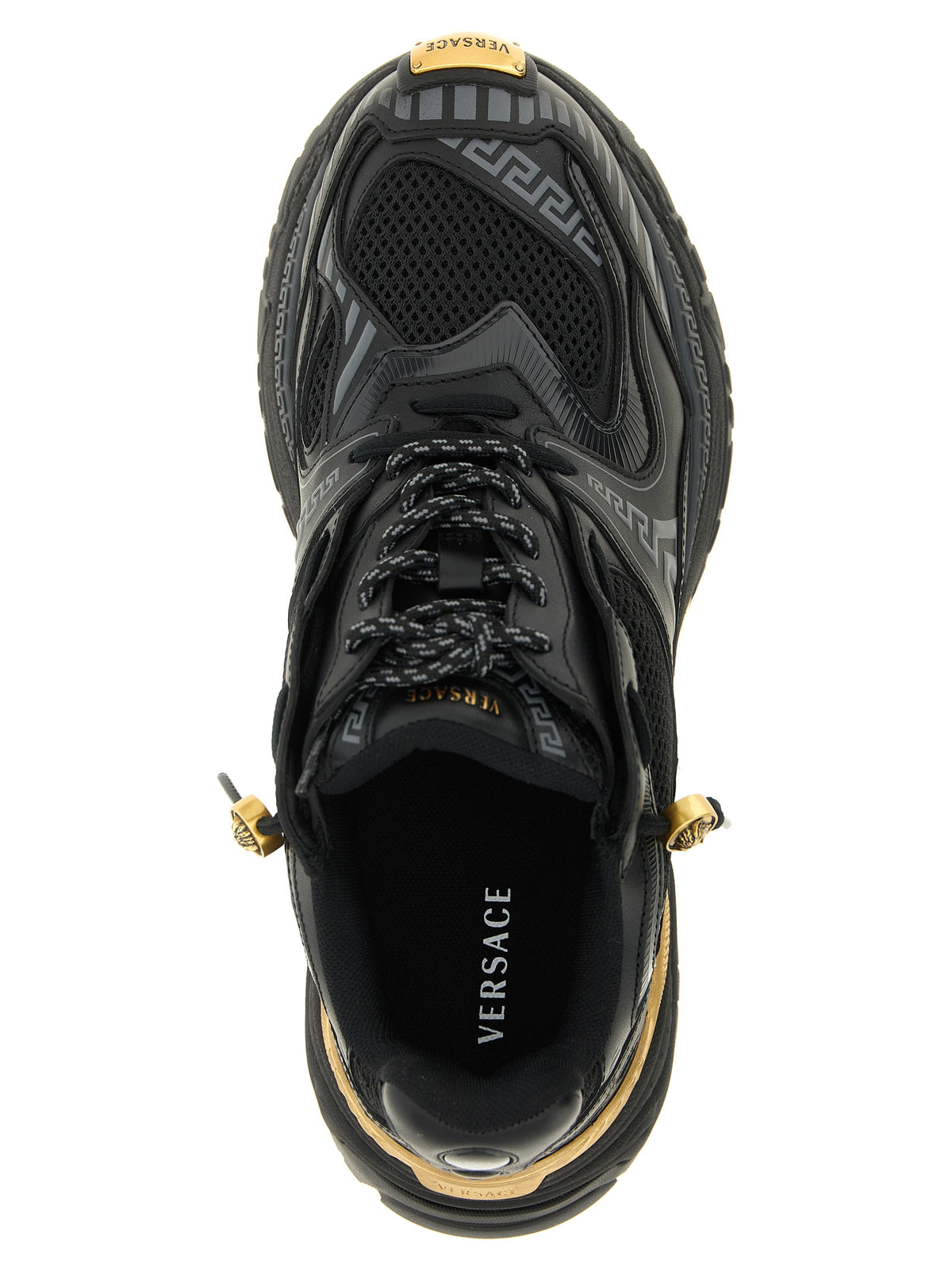 VERSACE Versace Men Mesh And Leather Sneakers