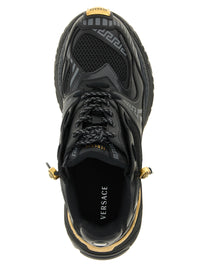 VERSACE Versace Men Mesh And Leather Sneakers