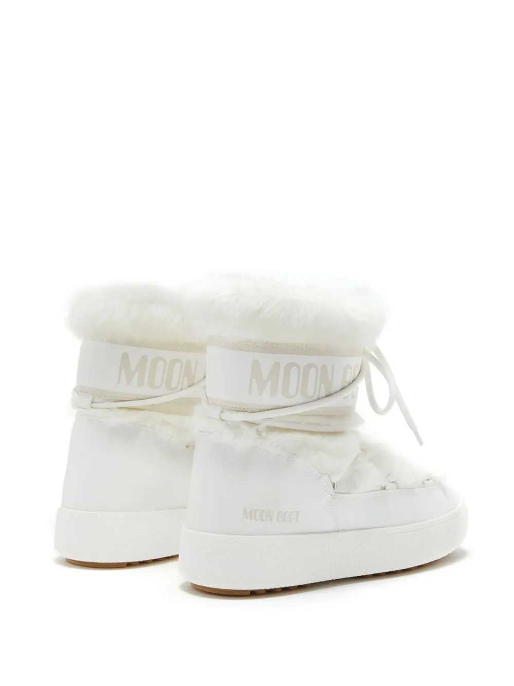 MOON BOOT Moon Boot Women White Ltrack Low Faux-Fur Boots