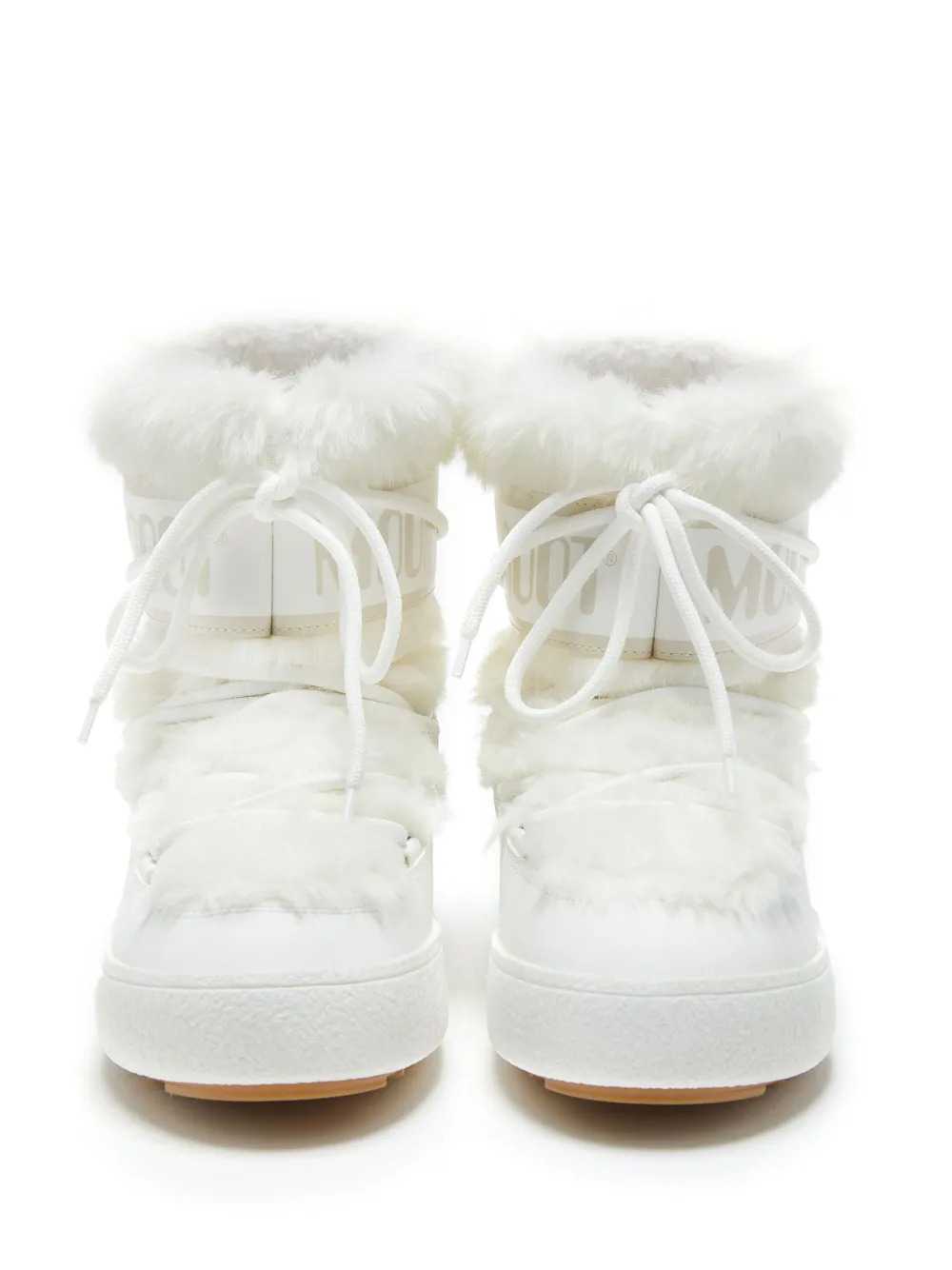 MOON BOOT Moon Boot Women White Ltrack Low Faux-Fur Boots