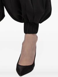 Nissa Women High-Waisted Satin Trousers