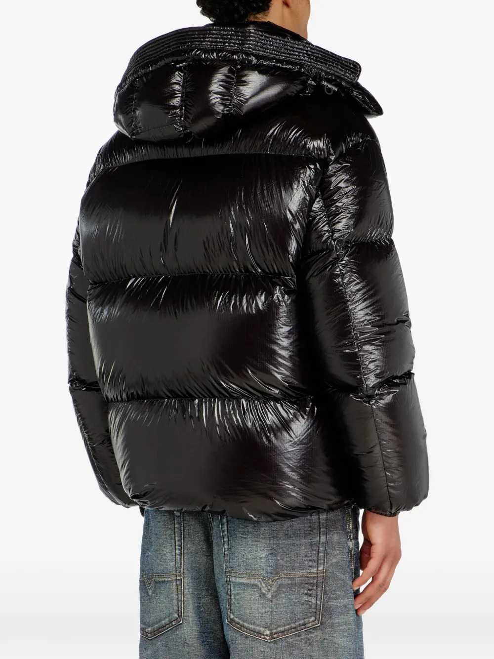 Diesel Men Piumino Con Cappuccio Rimovibile