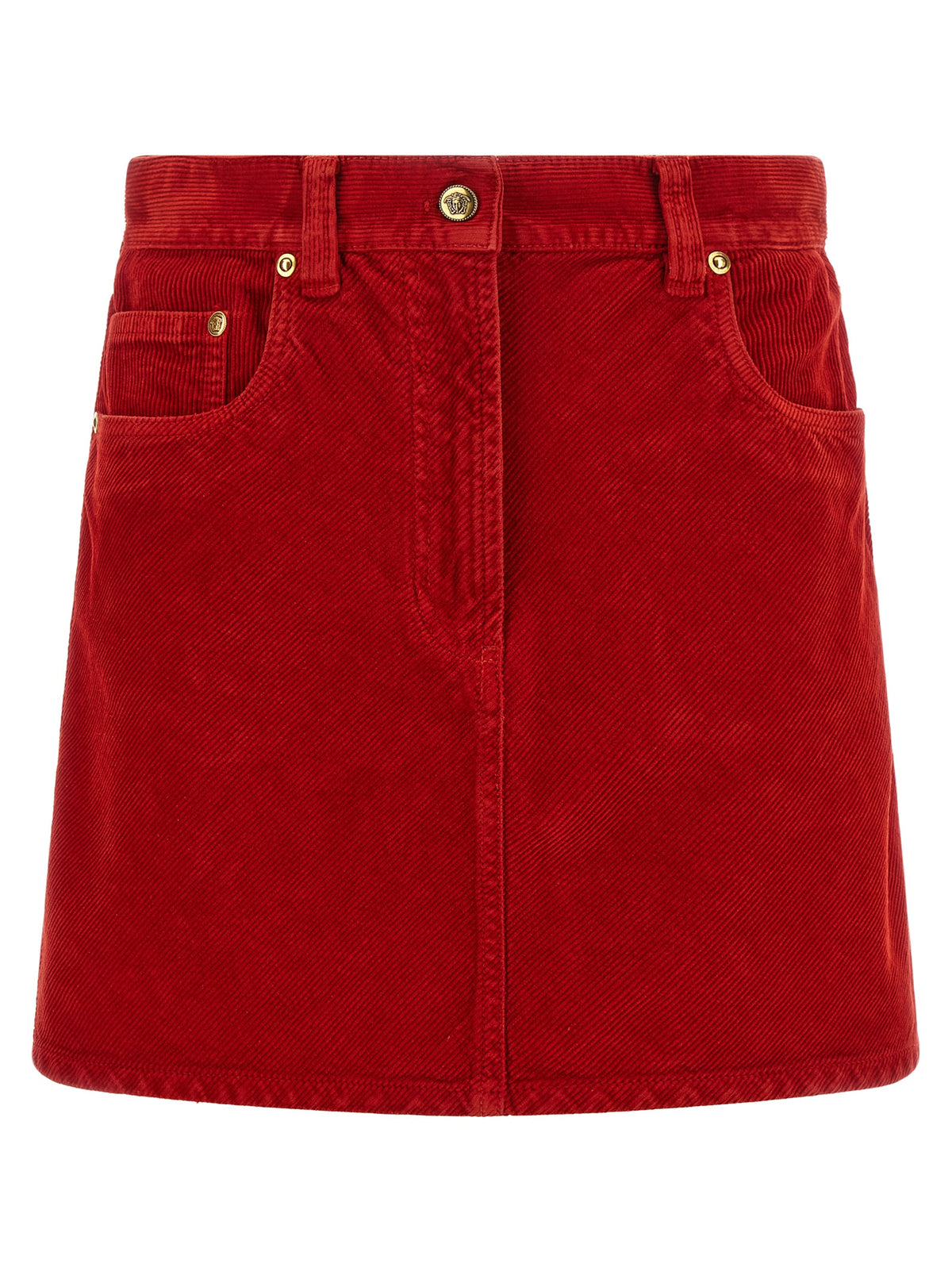 Versace Women Corduroy Skirt
