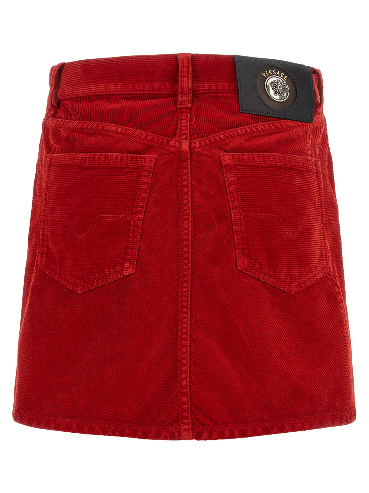 Versace Women Corduroy Skirt