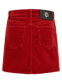 Versace Women Corduroy Skirt