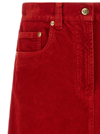 Versace Women Corduroy Skirt