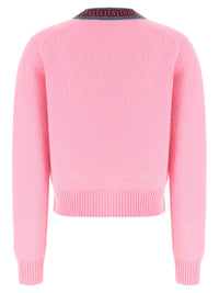 Versace Women Wool And Cashmere Cardigan