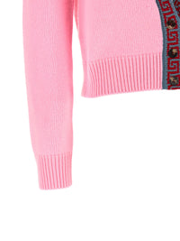 Versace Women Wool And Cashmere Cardigan