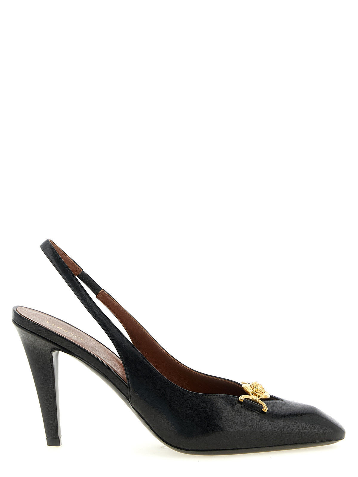 Versace Women 'La Medusa' Leather Slingbacks