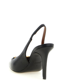 Versace Women 'La Medusa' Leather Slingbacks
