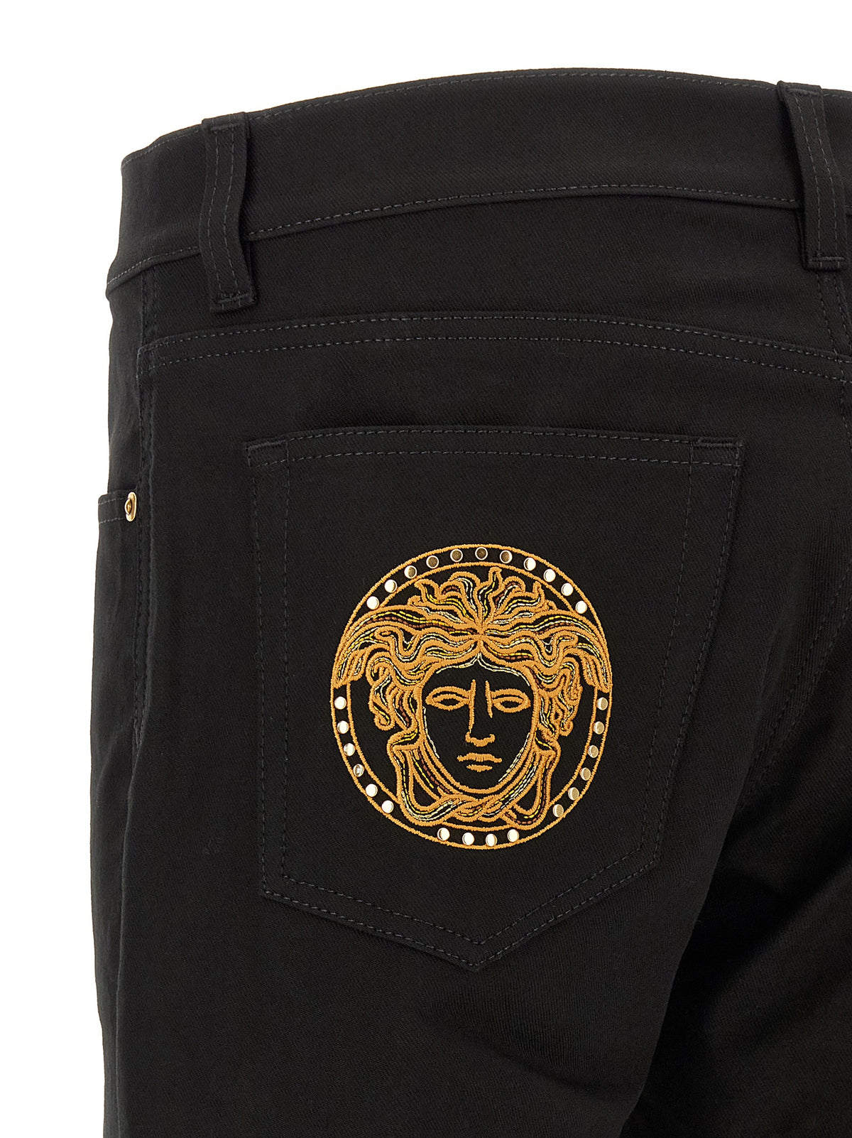 VERSACE Versace Men Medusa Embroidery Jeans